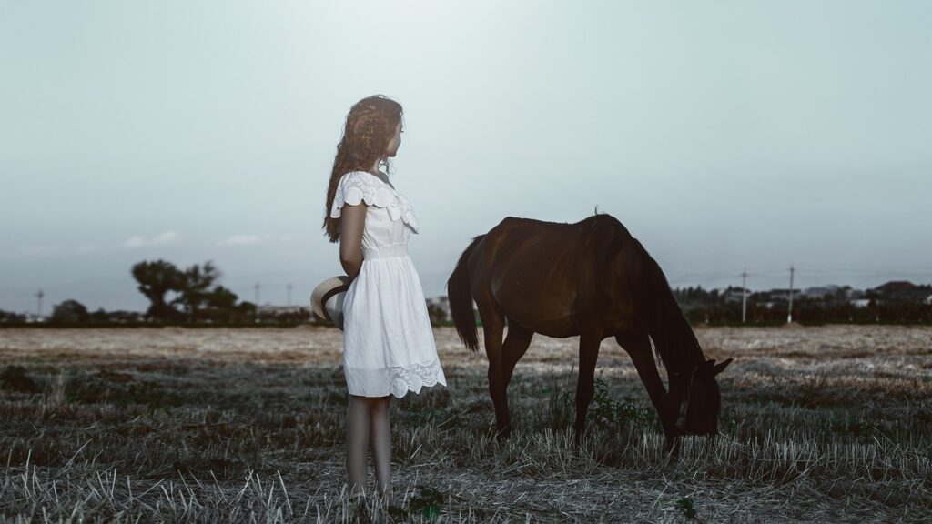 horse, girl, dress-1725253.jpg